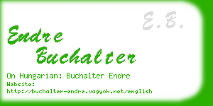 endre buchalter business card